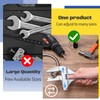 saerryor Adjustable Spanner & Wrench, 6-68mm Plumbing Tools, Large Opening