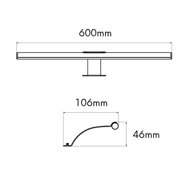 LED Mounted Light for Wardrobe / Cabinet / Shelf Lighting