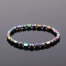 Unbranded Women Anklet Hematite Natural Stone Rainbow Healing Reiki Protection Anklets
