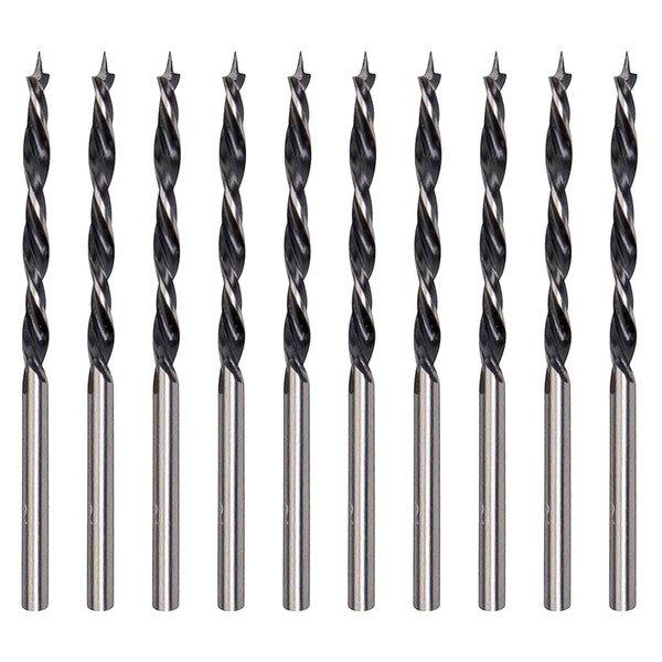 3mm Wood Drill Bits,10 PCS Brad Point Drill Bits,3mm Drill