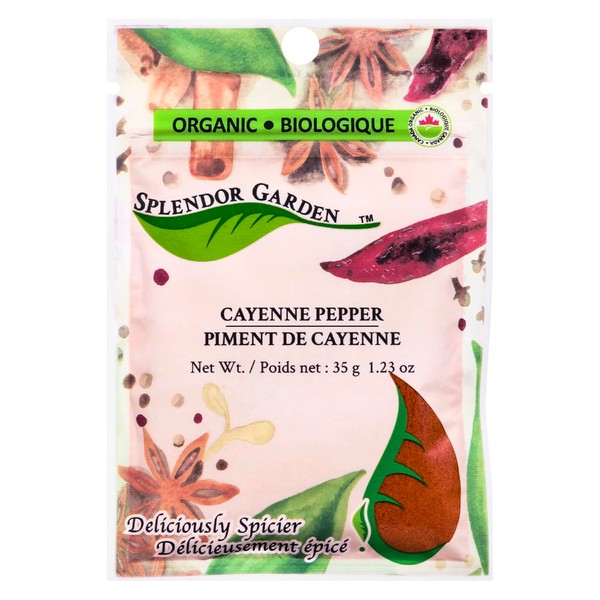 Splendor Garden Organic Cayenne Pepper - 35 g