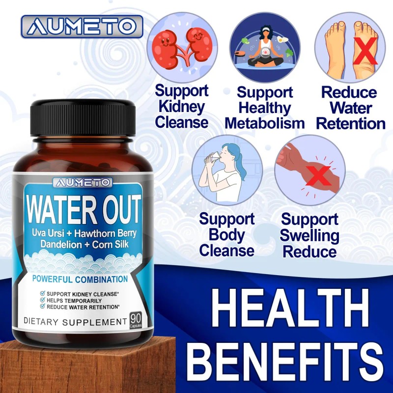 Aumeto Pastillas Eliminar Agua 90 Cápsulas
