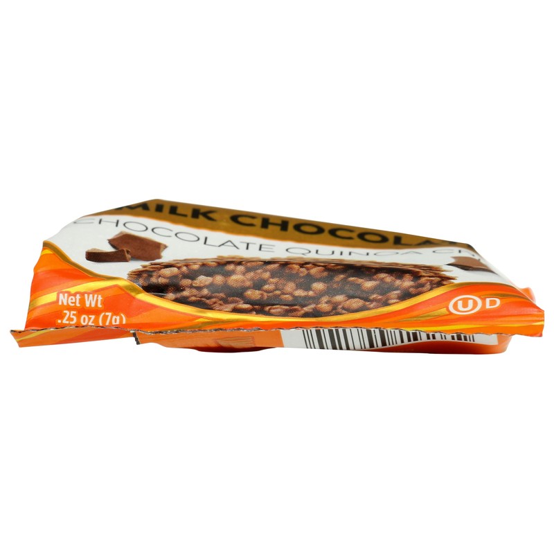 UNDERCOVER CHOCOLATE CO Milk Chocolate Quinoa Snack Crisp, only one