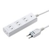 Sanwa Supply TAP-SP2114MG-2WN Power Tap, 4 Outlets, 6.6 ft (2