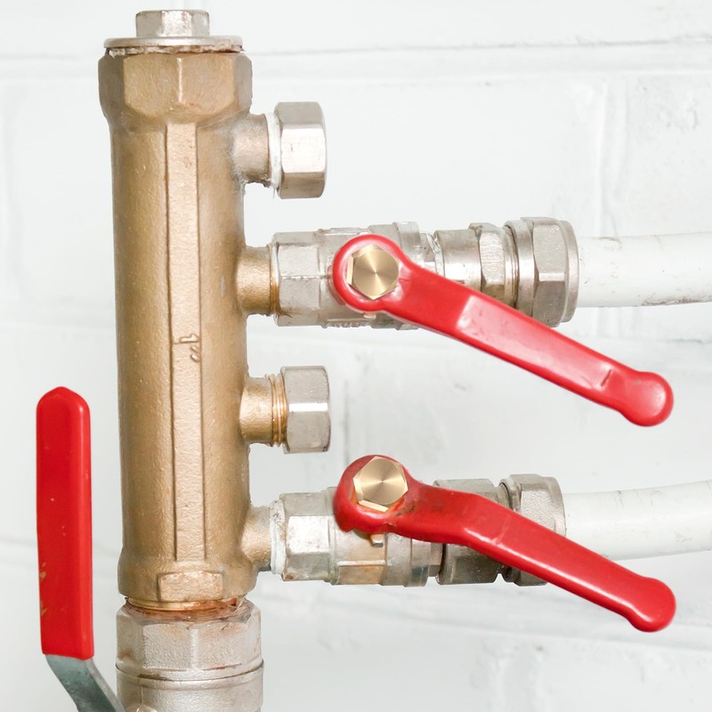 12pcs Brass Pipe Cap with 12 Rubber Gasket, Hex Compression