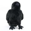 POPOTATO Large Crow Stuffed Animal Realistic 9.44'' Black Crow Plush