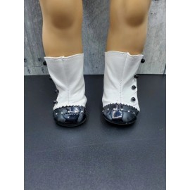 JustAskJoyce Collection Boots, Victorian Two-Tone Button Middy Boots Made for American Girl Dolls
