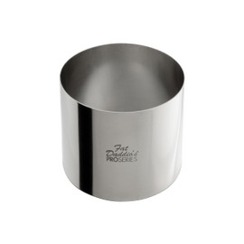 Fat Daddio's - Anillo redondo de acero inoxidable para tartas y repostería, 8,9 x 7,6 cm