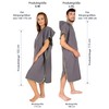 Gräfenstayn Premium Bath Poncho with Buttons – Öekotex 100 –
