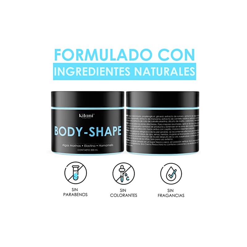 Body Shape Kilani Gel Super Concentrado - Algas Marinas, Elastina