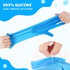 Pecute Pet Grooming Gloves - Heat Resistant Silicone Gloves with