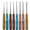 Crochet Set Sweater Needle Plastic Handle Fine Lace Knitting Carbonized