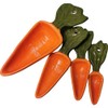 WAYUTO Set of 4 Ceramic Measuring Spoons Baking Measuring Scoops
