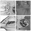 SOCKIR Headlight Assembly Compatible with 2001 2002 2003 Honda Civic