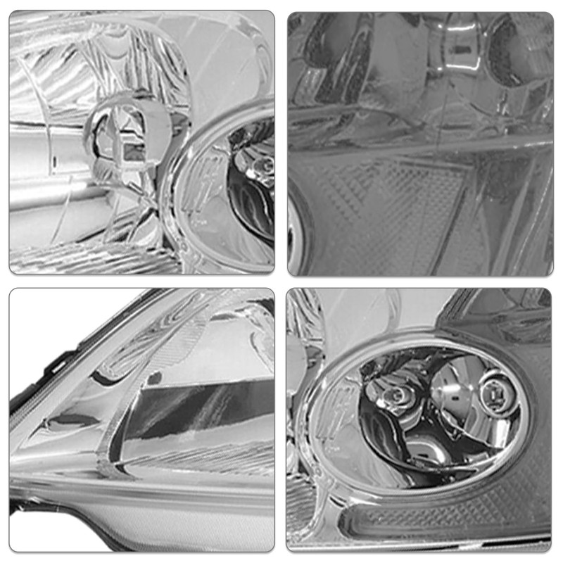 SOCKIR Headlight Assembly Compatible with 2001 2002 2003 Honda Civic