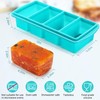 Silicone Freezer Tray with Lid - 1 Cup Silicone Food