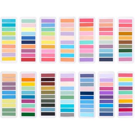2800 pcs Marcadores Adhesivos, Etiquetas de color, Multifuncional Handy Post it, Pegatinas de conveniencia, Notas Destacadas Autoadhesivas para Anotar Libros y Mantener la Escritura Ordenada