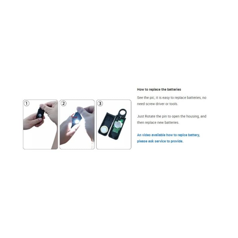 Safety Technology's Highly Effective 130dB Personal Panic Alarm and Strobe