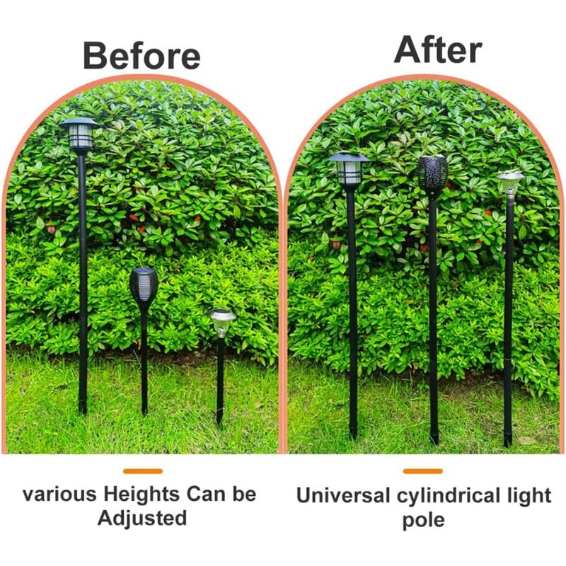 DOITOOL Plastic Ground Spikes, 8sets Replacement Spikes, Landscape Stakes with