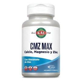 Suplemento Nutricional Multivitamínico Kal Cmz Max Calcio Magnesio Zinc 100 Tabletas