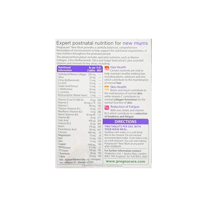 Pregnacare Vitamins for New Mums