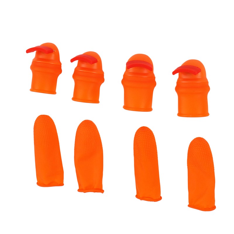 Silicone Thumb Knife Stainless Steel Thumb Knife Picker for Peel