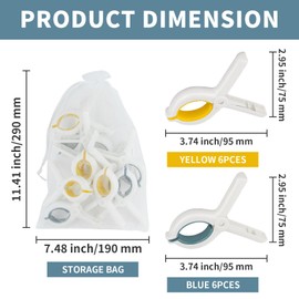 SHBAOCH 12 Pieces Towel Clips for Sun Loungers,Large Beach Towel Pegs Non-Slip Beach Towel Clips for Sun Loungers Windproof Clothes Pins for Outdoor