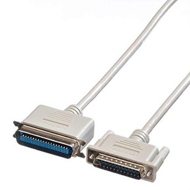 ROLINE DB25 ST - Centr.36 ST Parallel Printer Cable Grey 9 m
