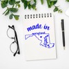 Small Made in Maryland Rubber Stamp - 1-3/16 Size -