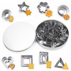 24 Piece Stainless Steel Cookie Cutters Set, Cookie Cutters for