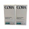 CORA 2 Pack CORA Organic Cotton Topsheet Bladder Incontinence Liners, Long (30 Count)