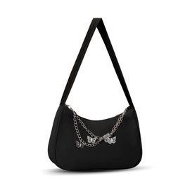 YZROHYI Shoulder Bag Women's Small, Cool Bags Teenager Girls, Handbag Black, Clutch Bag Girls, Y2k Crossbody Bag, Vintage Shoulder Bag, Women, Bag Tote Bag, Armpit Bag, black