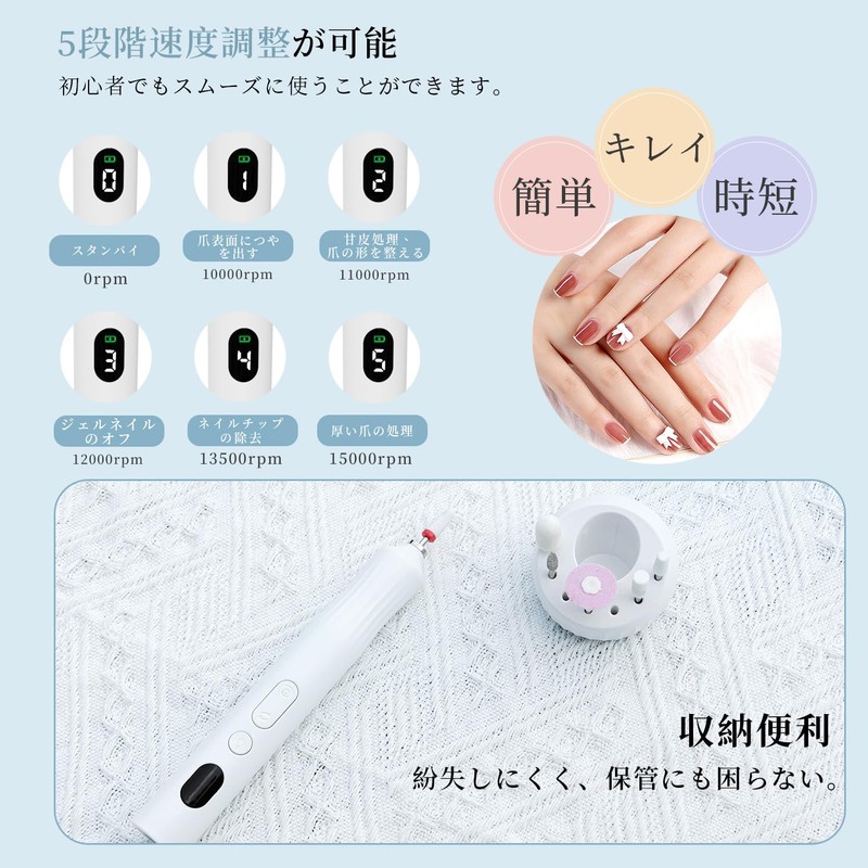 peipai Nail Machine 2 in 1 UV Light Electric Nail