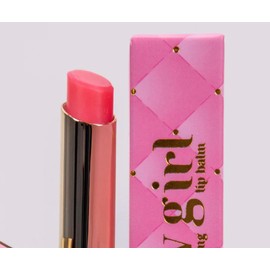 Premium Lip Balm in Pink Case with Quilted Box, Coral Orange obsession Shade, Moisturizing Formula, Long-Lasting Color