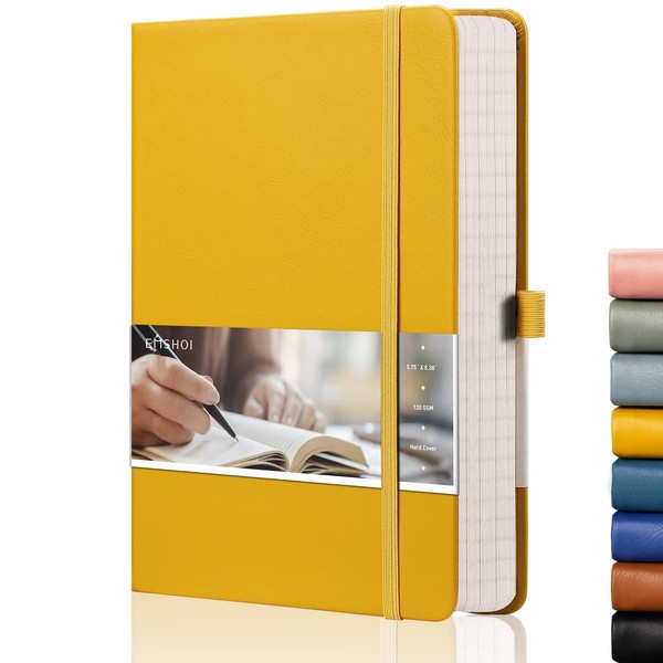 EMSHOI A5 Notebook - 21.4 x 14.5 cm Lined Journal