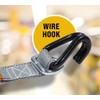 Mytee Products 4 Pack 1-1/2" x 8’ Mountable Rack-Ratchet Straps