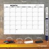 Large 36"x48" White Board Calendar Blank Dry Erase Calendar for