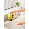 Uwenkjie kitchen sponge holder，Sink box, kitchen accessories - stainless steel