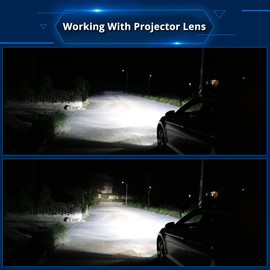 DMEX D4S HID Headlight Bulbs Xenon 35W Replacement 66440 42402 42402WX - Pack of 2, 8000K White Blue (Not fit Halogen Headlamp)