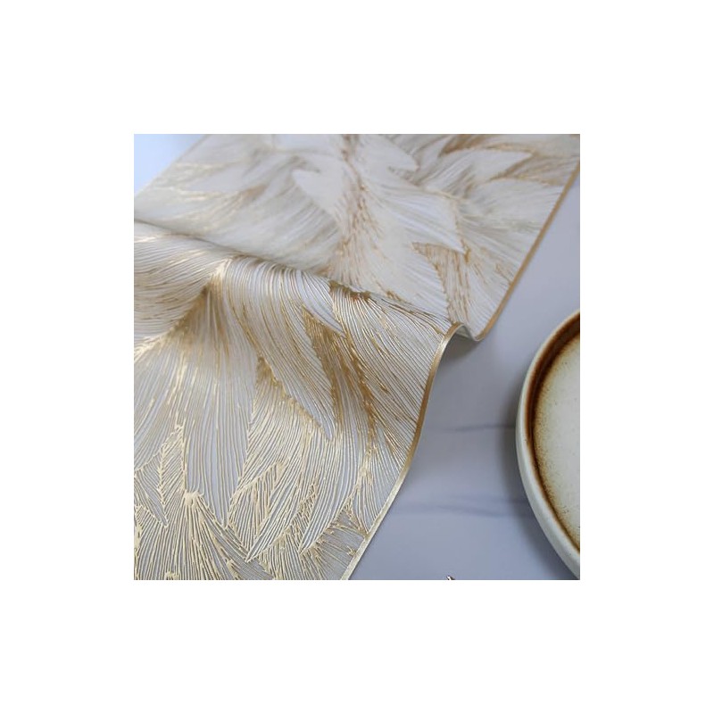 Hosoncovy PVC Table Runner Non-slip Decorative Table Mats Placemat for