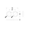 Nuie CIR91 ǀ Modern Bathroom Shower Accessories Universal Hose Retainer