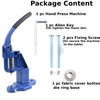 Manual Hand Press Machine for Setting Rivets, Grommets, Snaps, Buttons