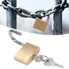 Heavy Duty Outdoor Locker Lock Thick Multifunctional Security Safety Brass