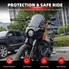 FATECIM 5.75" Headlight Fairing with 15" Smoke Windshield & Mounting