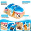 Gerrii Hermit Crab Water Bowl with Climbing Ramp, 2 Compartments,