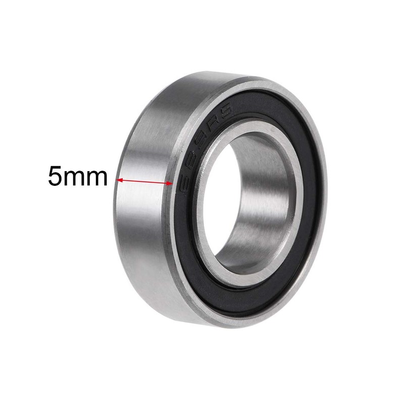 sourcing map Deep Groove Ball Bearings 689-2RS 9 mm Inner