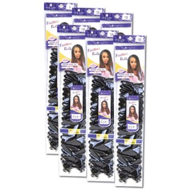 WATER WAVE 22" (6-Pack, 2 Dark Brown) - Freetress Synthetic Crochet Braiding Hair