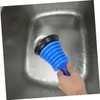 TEHAUX Plunger for Sink Drain Portable Unclogger for Small Spaces
