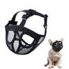 Short Snout Dog Muzzle Bulldog Muzzle Adjustable Breathable Mesh for