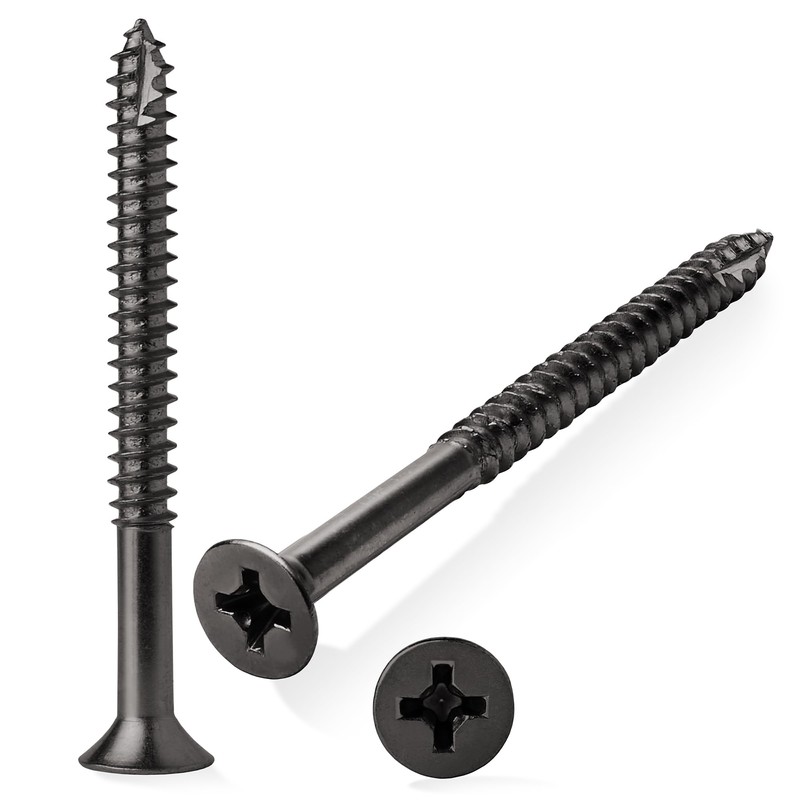 Cauldham Oil Rubbed Bronze Wood Screws #9 x 2-1/4 Inch